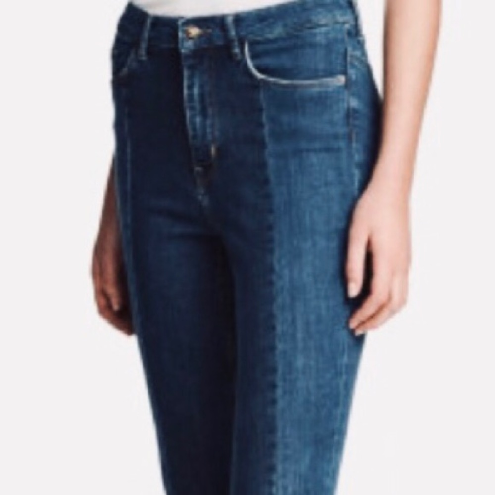 H&M- Divided Two Tone Ankle Jeans